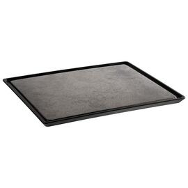 GN Tablett GN 1/2 schwarz | grau 355 mm x 290 mm H 15 mm Produktbild