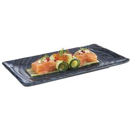 Tablett | Sushiboard blau | grau 235 mm x 135 mm H 15 mm Produktbild 1 S