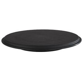 Tortenplatte | Konditorplatte SLATE Melamin schwarz Ø 215 mm Produktbild