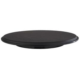 Tortenplatte | Konditorplatte SLATE Melamin schwarz Ø 305 mm Produktbild