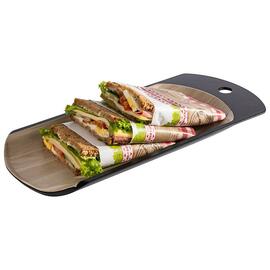 Tablett BRÖTCHENSCHÜTTE schwarz | braun 410 mm x 180 mm H 30 mm Produktbild 2 S