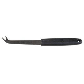 Käsemesser ORANGE gerade Klinge mit Gabelspitze | schwarz  L 21 cm Produktbild