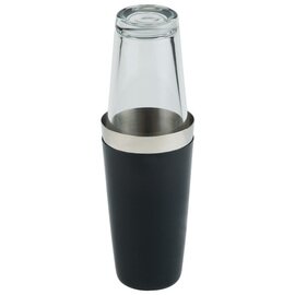 BOSTON schwarz mit Mixingglas | Nutzvolumen 700 ml Produktbild