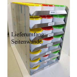 CNS-Hordengestell (Seitenwände) für Rückstellprobensystem Pro-Mat BOX P15-125 Produktbild