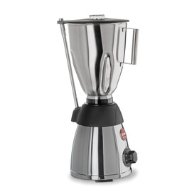 Mixer GK 600 Edelstahl schwarz chromfarben mit Mixaufsatz High Power Edelstahl Produktbild