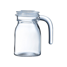 Krug SPRING 500 ml Glas mit Deckel Produktbild
