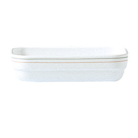 Stapelschale RESTAURANT VALERIE 240 ml Hartglas feine Linie  L 140 mm  B 90 mm  H 36 mm Produktbild