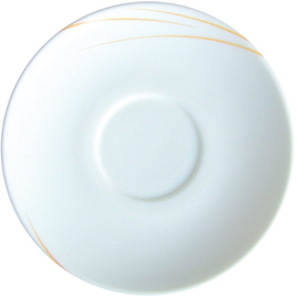 RESTPOSTEN | Untertasse TORONTO PASSION | Hartglas | Strichdekor Ø 140 mm Produktbild