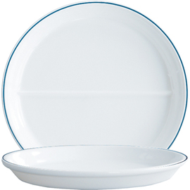 Teller geteilt RESTAURANT DELFT | Hartglas blau weiß  Ø 225 mm | 2 Fächer Produktbild