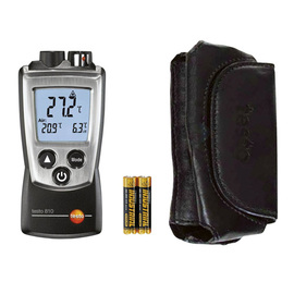 Infrarot-Thermometer testo 810 Temp-MG | -30°C bis +300°C inkl. Schutzkappe | Kalibrier-Protokoll | Gürteltasche | Batterien Produktbild 0 L