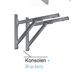 Konsolen B 640 mm verzinkt höhenverstellbar Produktbild