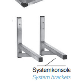 Systemkonsolen B 540 mm Edelstahl Produktbild