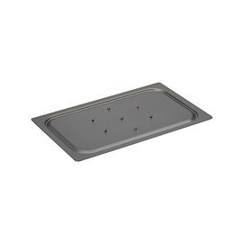 Platte Aluminium eingekerbt mit Saftrille | 536 mm  x 330 mm  H 25 mm Produktbild