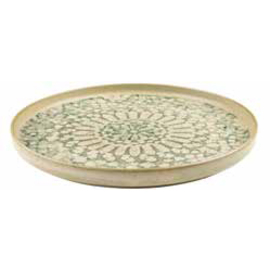 Teller ESMERALDA flach mit geradem Rand Ø 250 mm H 20 mm Produktbild