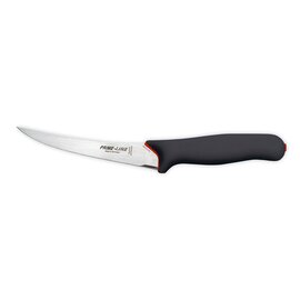 Ausbeinmesser PRIME LINE gebogene Klinge steif glatter Schliff | rot | Klingenlänge 13 cm  L 26,5 cm Produktbild