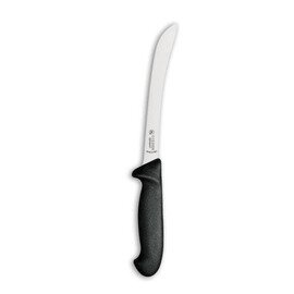 Fischfiliermesser gebogene Klinge flexibel glatter Schliff | schwarz | Klingenlänge 21 cm  L 28,5 cm Produktbild