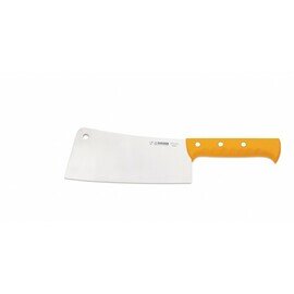 Hackmesser gerade Klinge glatter Schliff | gelb | Klingenlänge 25 cm  L 43 cm Produktbild