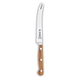 Tomatenmesser gebogene Klinge | braun | Klingenlänge 13 cm Produktbild