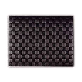 Gewebe-Tischset Kunststoff PP (Polypropylen) schwarz rechteckig 400 mm 300 mm Produktbild