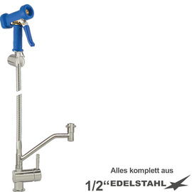 Mehrzweck-Reinigungsset xaria Hebelmischer Einloch Standarmatur Brause blau | Schlauchlänge 800 mm Produktbild