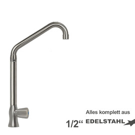 Standventil clarix 1/2" Ausladung 250 mm hoher C-Auslauf schräg Produktbild