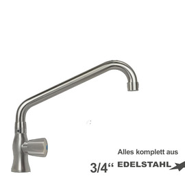 Standventil clarix 3/4" Ausladung 300 mm C-Auslauf schräg Produktbild
