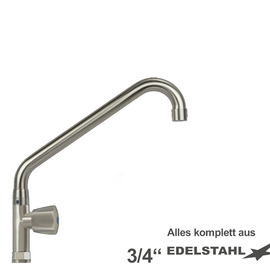 Standventil clarix 3/4" Ausladung 300 mm | Kronengriff Produktbild
