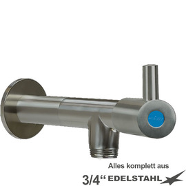 Wandventil 1/2" clamix Ventilabgang 3/4" | Hebel rund kurz | Wandverlängerung L 80 mm Produktbild