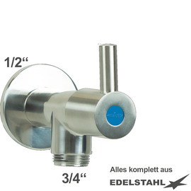 Wandventil 1/2" clamix Ventilabgang 3/4" | Hebel rund kurz Produktbild