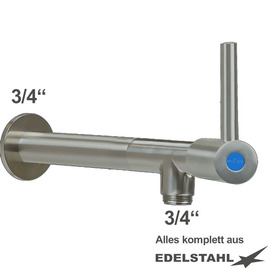 Wandventil 3/4" clamix Ventilabgang 3/4" | Hebel rund kurz | Wandverlängerung L 210 mm Produktbild