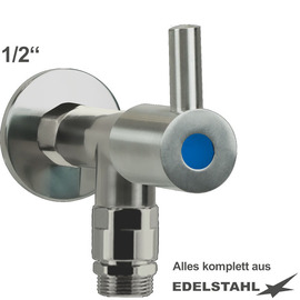 Wandventil 1/2" clamix Ventilabgang 3/4" | mit Rohrbelüfter | 1-Flügelgriff Produktbild