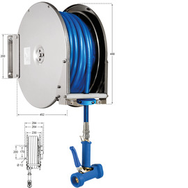Schlauchaufroller • Schlauchlänge 15 m • Modell powerReel Produktbild 2 S