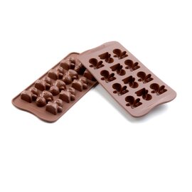 Schokoladen-Form  • Männchen | 12 Mulden | Muldenmaß 33 x 34 x H 17 mm  L 210 mm  B 105 mm Produktbild