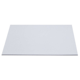 Tortenuntersetzer Pappe silber quadratisch 390 mm  x 390 mm  H 25 mm Produktbild