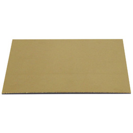 Tortenuntersetzer Pappe goldfarben quadratisch 340 mm  x 340 mm  H 25 mm Produktbild