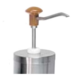 Druckknopf-Dosierspender GN 1/6 gelb 3 ltr  | Bedienung per Druckknopf  L 178 mm  H 323 mm Produktbild