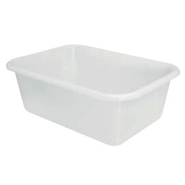 Teigwanne  • weiß  • rechteckig  | 20 ltr | 530 mm  x 405 mm  H 145 mm Produktbild