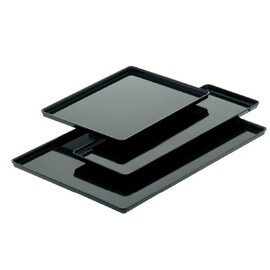 Auslagetablett Kunststoff schwarz 600 mm  x 400 mm  H 20 mm Produktbild