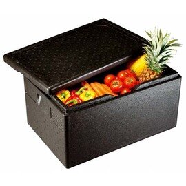 Isobox schwarz 46 ltr  | 600 mm  x 400 mm  H 320 mm Produktbild