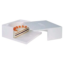 Tortenbox weiß  | 320 mm  x 320 mm  H 145 mm Produktbild