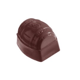 Schokoladenform  • oval | 28 Mulden | Muldenmaß 32 x 28 x H 23 mm  L 275 mm  B 135 mm Produktbild