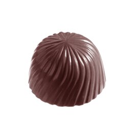 Schokoladenform  • rund  • Halbkugel | 24 Mulden | Muldenmaß Ø 29 x 19 mm  L 275 mm  B 135 mm Produktbild