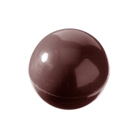 Schokoladenform  • Halbkugel | 32 Mulden | Muldenmaß Ø 27 mm  L 275 mm  B 135 mm Produktbild