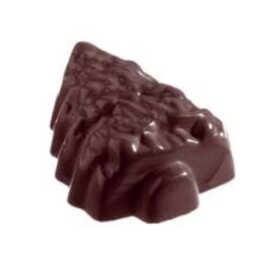 Schokoladenform  • Tanne | 21 Mulden | Muldenmaß 40 x 30 x H 15 mm  L 275 mm  B 135 mm Produktbild