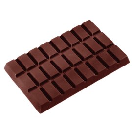 Schokoladenform  • rechteckig  • Tafel | 3 Mulden | Muldenmaß 124 x 77 x H 11 mm  L 275 mm  B 135 mm Produktbild