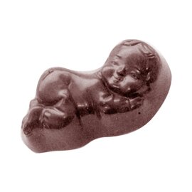 Schokoladenform  • Baby | 12 Mulden | Muldenmaß 61 x 31 x H 19 mm  L 275 mm  B 135 mm Produktbild