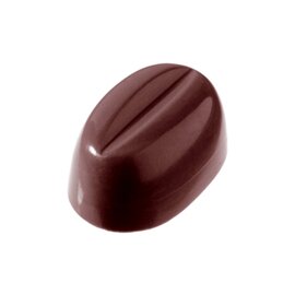 Schokoladenform  • oval | 28 Mulden | Muldenmaß 33 x 21,7 x H 14,5 mm  L 275 mm  B 135 mm Produktbild