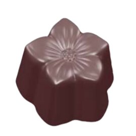 Schokoladenform  • Blume | 32 Mulden | Muldenmaß 25 x 24,5 x H 18 mm  L 275 mm  B 135 mm Produktbild