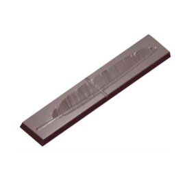 Schokoladenform  • Rechteck | 8 Mulden | Muldenmaß 123 x 22 x 6 mm  L 275 mm  B 135 mm Produktbild