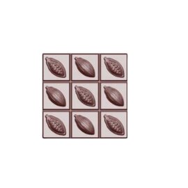 Schokoladenform  • quadratisch | 2 Mulden | Muldenmaß 100 x 100 x 15 mm  L 275 mm  B 135 mm Produktbild